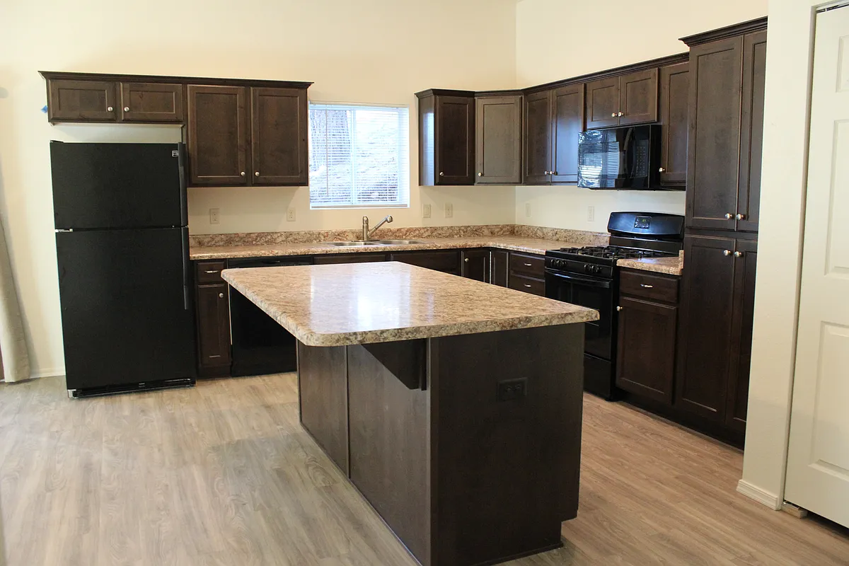 kitchen with island - 3325 Litzler Dr #1