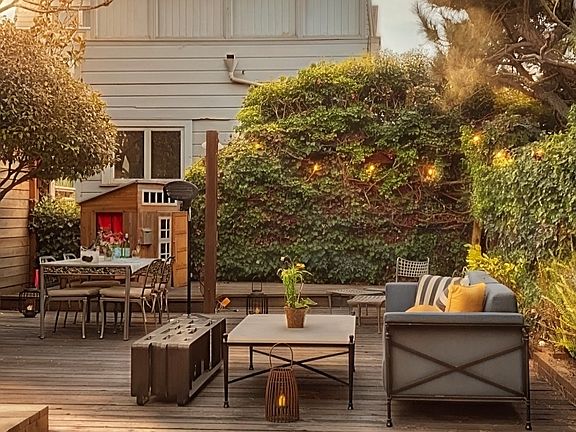 Spacious and private yard space