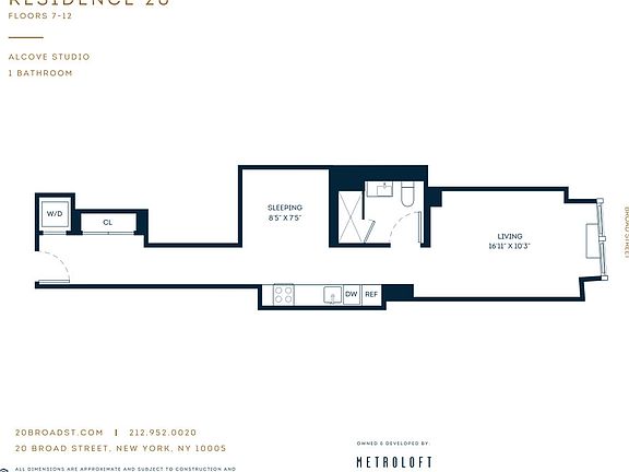 2nd image of 20 Broad St APT 1220