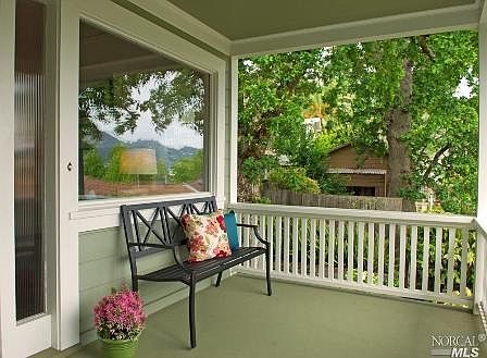 front porch and access to house