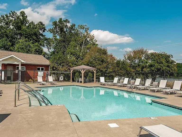 Community pool, right across from the lake and greenway trail