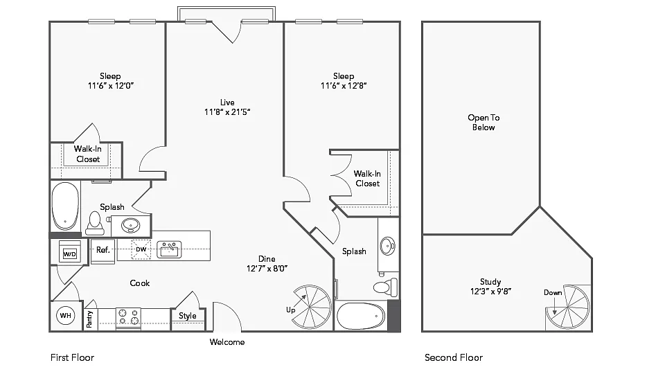 Floor plan Chelsea Loft