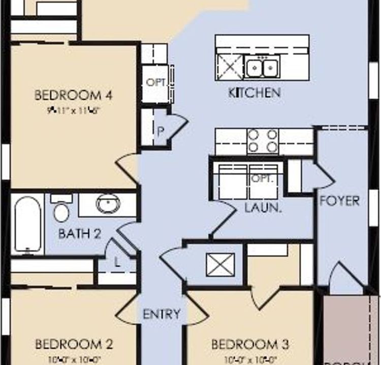 First Floor 4 br 2 ba