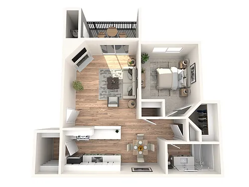 Floor plan 1X1