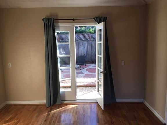 French doors leading out to the patio