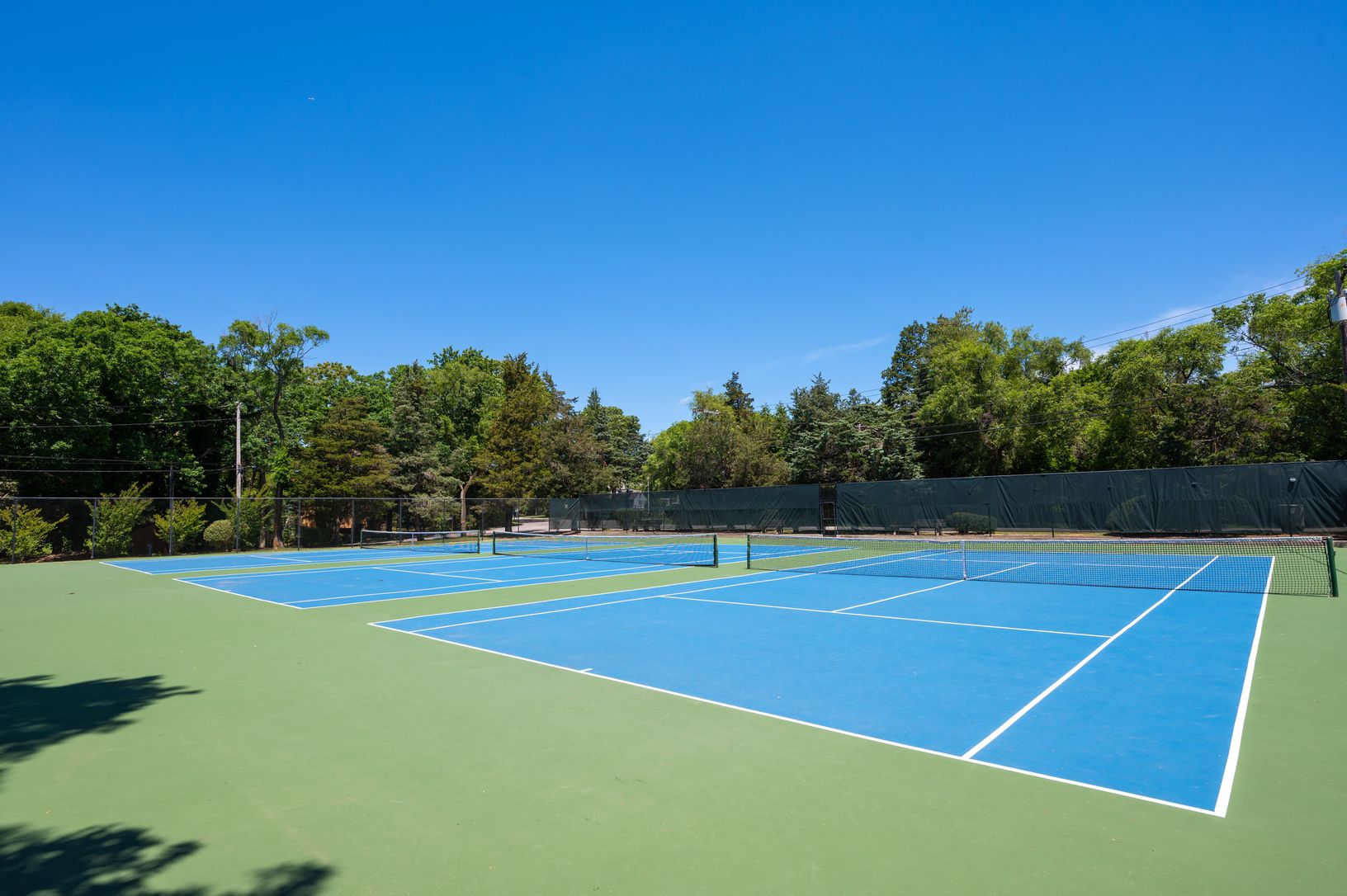  Three Community Tennis Courts (basketball & ball field not shown)