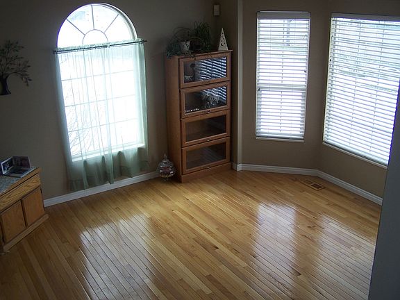 Real hard wood flooring front room