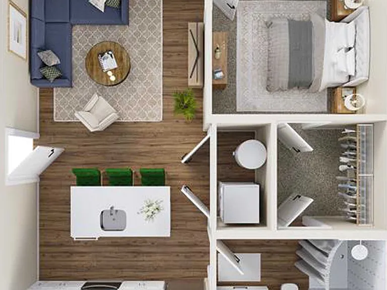The Olive (644 sq ft) The Olive (644 sq ft)