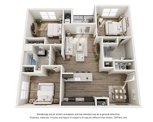 Floor plan 3 Bedroom