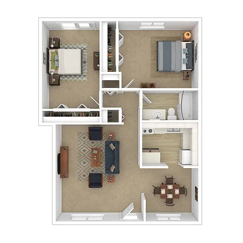 Floor plan B3 Chantilly