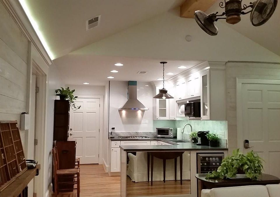 View of Kitchen from Living Room