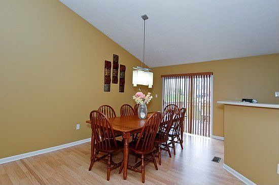 Dining with access to Deck