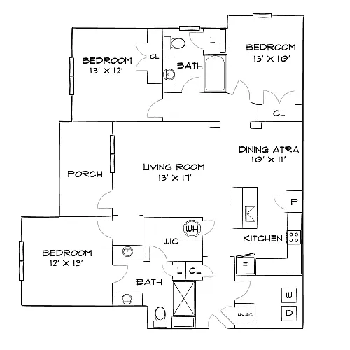 Floor plan Design 3A