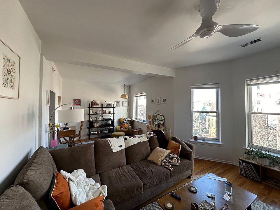 Living room looking West.