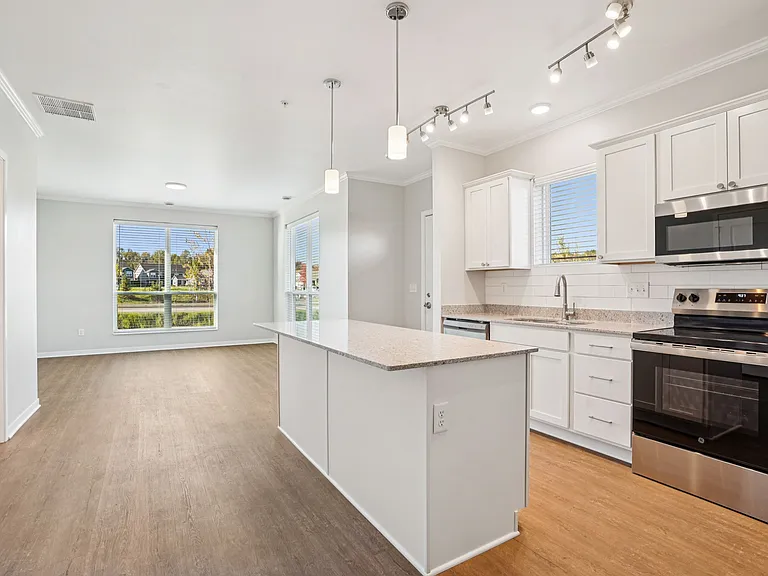 Spacious, bright kitchens