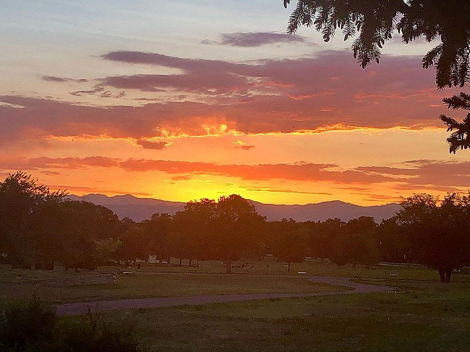 Mountain view at sunset