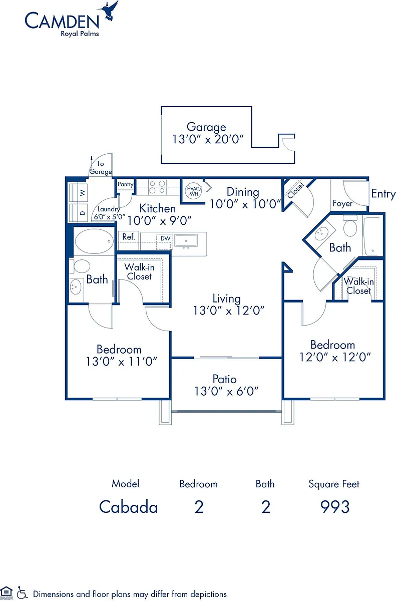 Floor plan Cabada - G