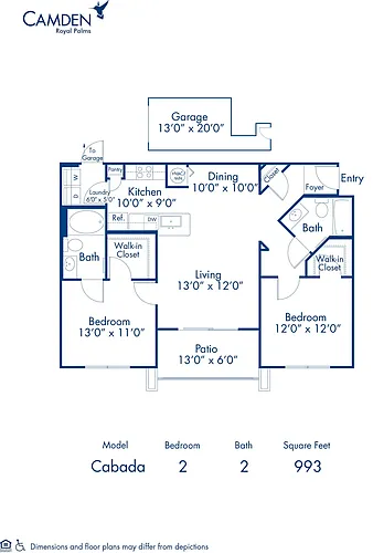 Floor plan Cabada - G