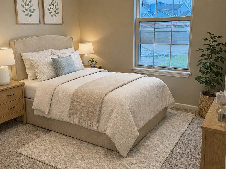 Virtually Staged Bedroom 2