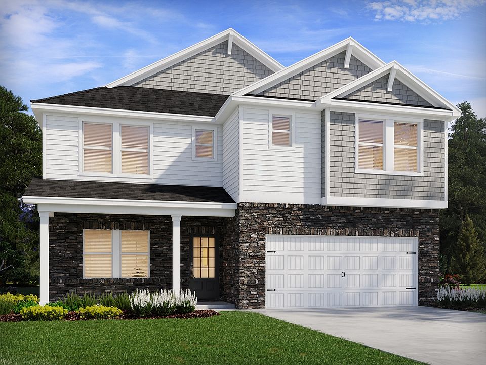 The Watson floorplan with Elevation T modeled at Northwoods at Mirror Lake.
