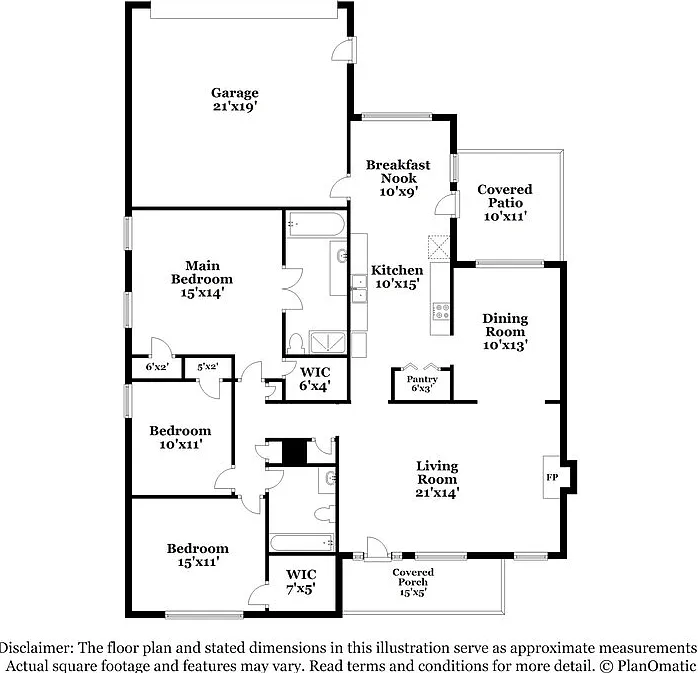 3 bed, 2.0 bath, 1608 sqft, $1,775 — Photo 2