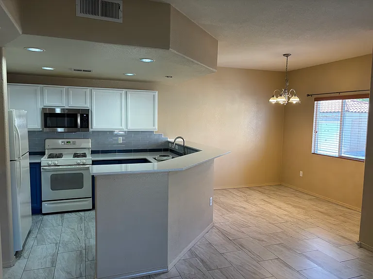 Kitchen and dining room