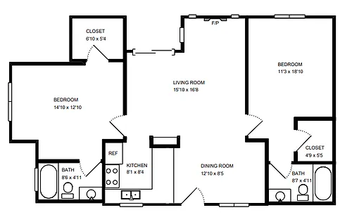 Floor plan 2A