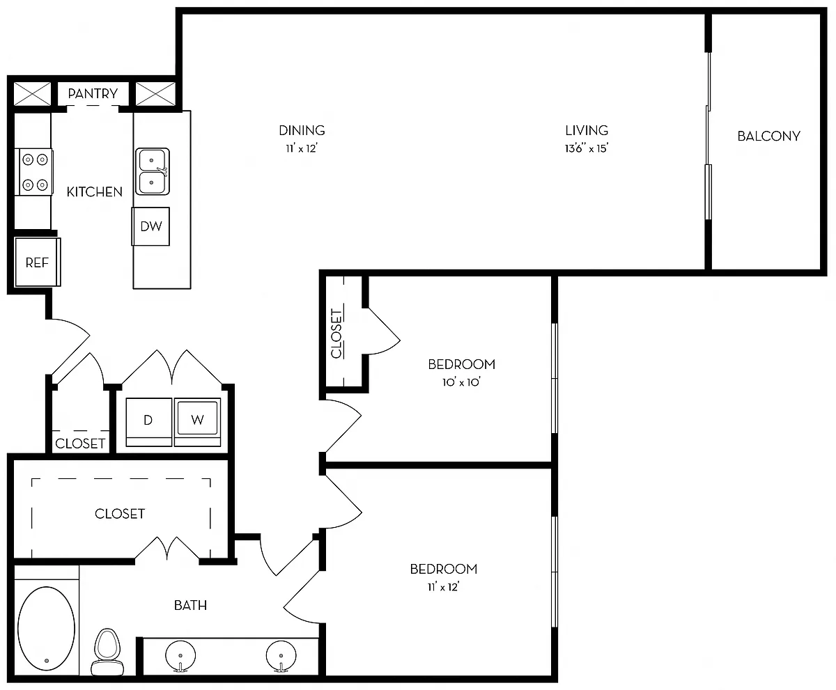 Floor plan B2