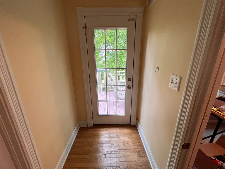 Hallway to upstairs porch