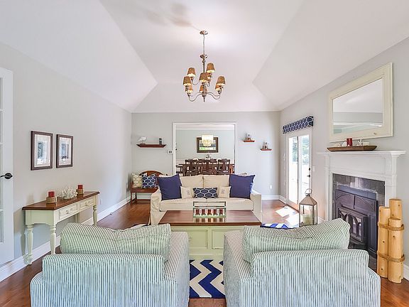 Living Room with Fireplace