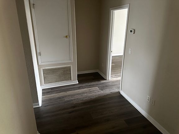 Hallway to Master room and AC unit closet