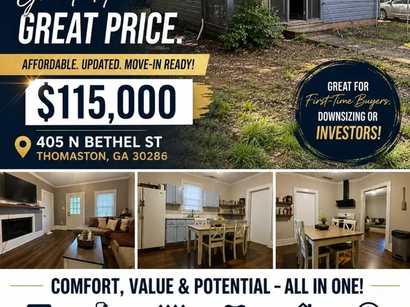 405 N Bethel St, Thomaston, GA 30286