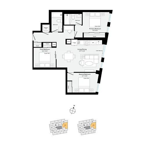 Floor plan W1109