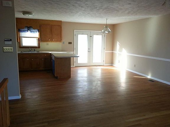 living and dining areas
