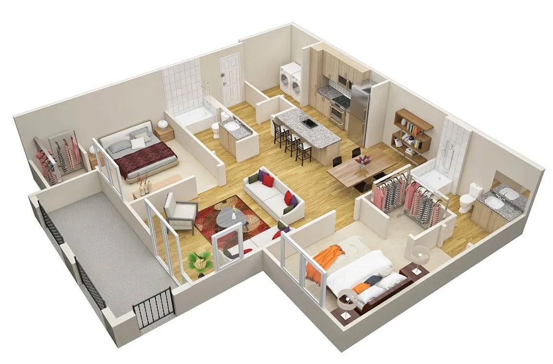 Floor plan B1