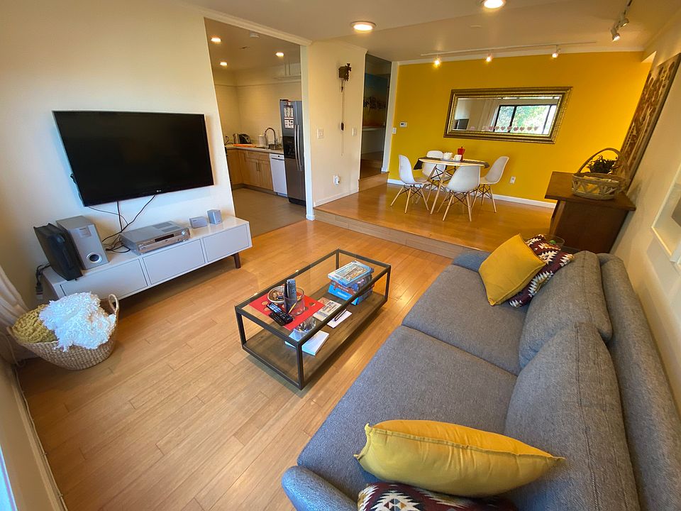 Living Room with view of Kitchen