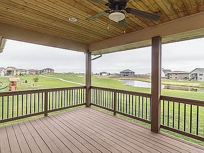 Deck looking over Golf cours