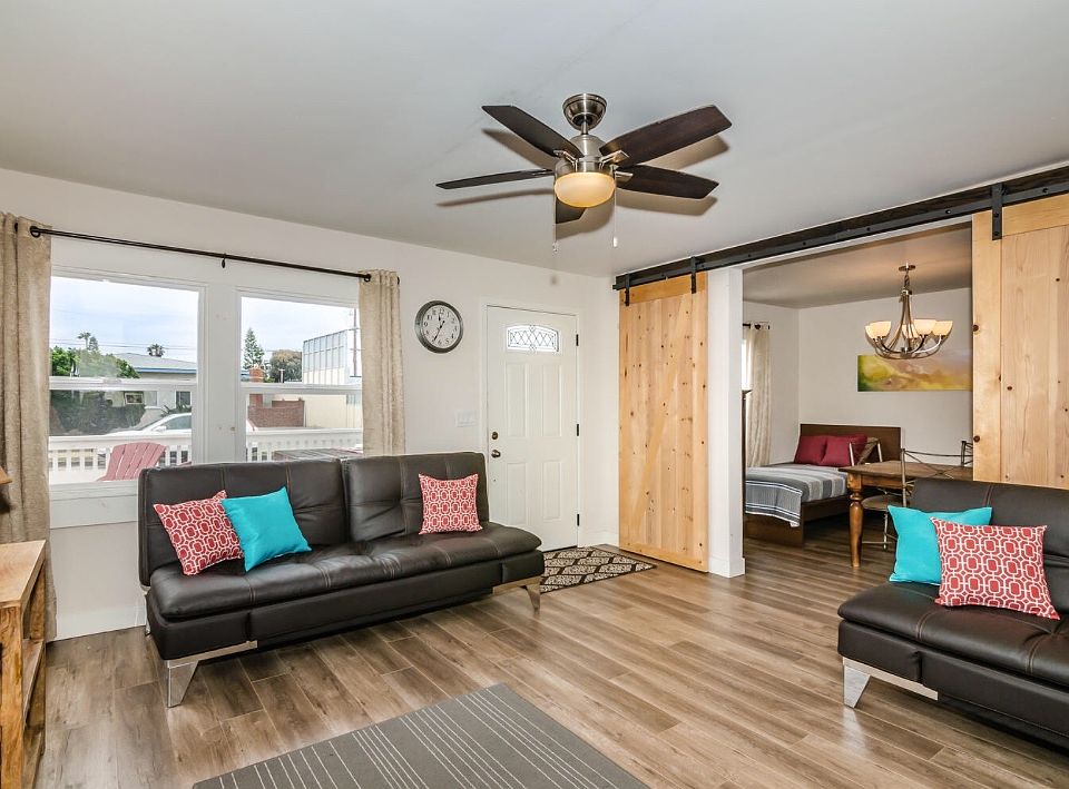 Living room & entry to dining room