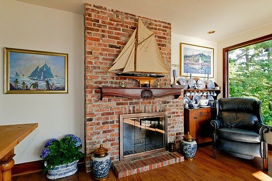 Double sided Fireplace
