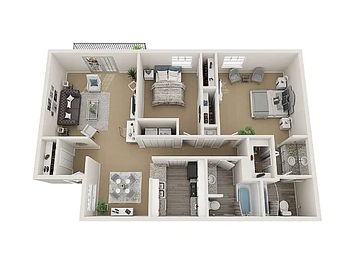 Floor plan 2X2