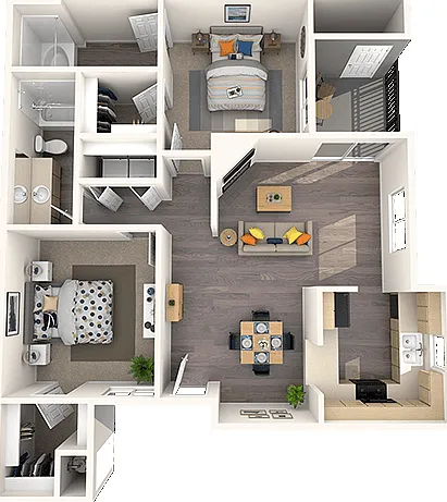 THE CLUBS AT RHODES RANCH APARTMENT HOMES — Photo 38