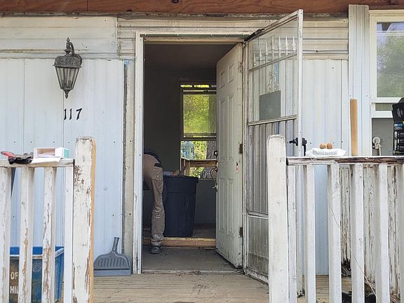 The entire front of the home will be repainted and power washed