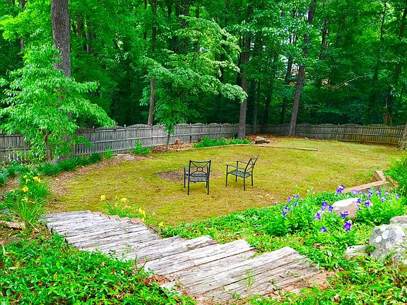 Back yard (flat, all day shade)