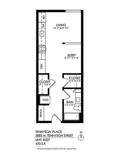 Floor plan Studio