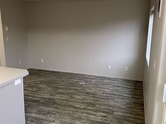 Living room off open kitchen