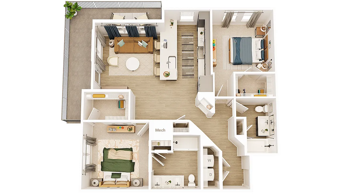 Floor plan B3