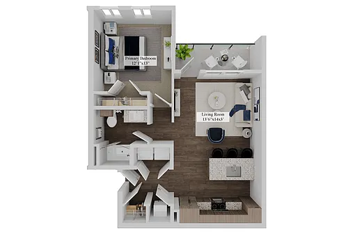 Floor plan The Station (A2)