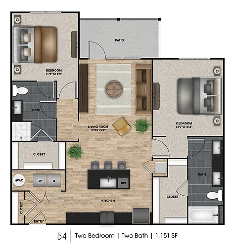 Floor plan B4