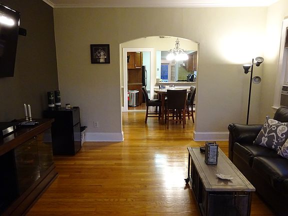 Living, dining, kitchen