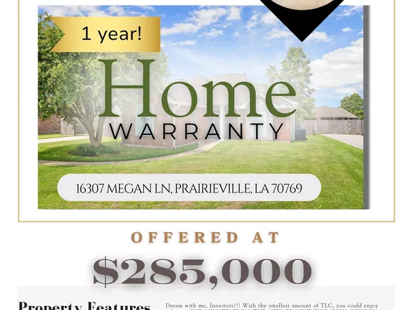 16307 Megan Ln, Prairieville, LA 70769